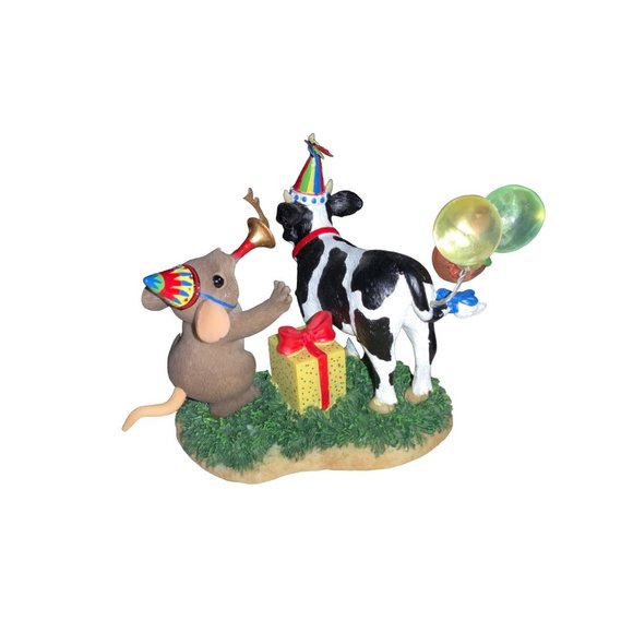 Fitz & Floyd CHARMING TAILS BY DEAN GRIFF  PARTY TIL THE COWS COME HOME - Picture 4 of 12